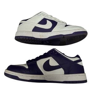 White and Purple Sneakers Nike dunks men